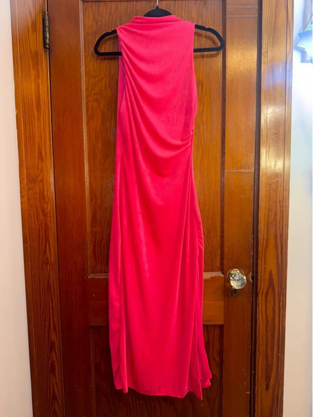 Altar’d State Pink Ruched Sleeveless Maxi Dress Size Large NWT [COPY]